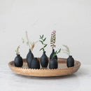 Handmade Terra - cotta Mini Vase, Black Chalkboard Finish - Flagladyusa