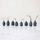 Handmade Terra - cotta Mini Vase, Black Chalkboard Finish - Flagladyusa