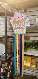 Happy Birthday Cupcake Shaped Fabric Wind Spinner - Flagladyusa