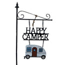Happy Camper Poke Metal Vacation Site Décor - Flagladyusa