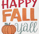Happy Fall Y'all Pillow - Flagladyusa
