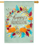 Happy Friendsgiving Wreath Flags - Flagladyusa