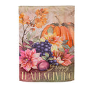 Happy Thanksgiving Suede Garden Flag - Flagladyusa
