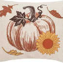 Harvest Time Pumpkin Embellished Fall Throw Pillow - Flagladyusa