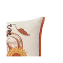 Harvest Time Pumpkin Embellished Fall Throw Pillow - Flagladyusa