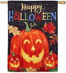 Haunted Halloween Suede Banner - Flagladyusa