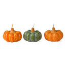 Heirloom Pumpkin Set of 3 - (orange/green) - Flagladyusa