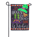 Hocus Pocus Time Applique Garden Flag - Flagladyusa