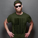 HOLD FAST Mens T - Shirt Freedom Flag - Flagladyusa