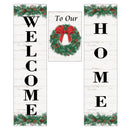 Holiday Wreath Door Banner Kit - Flagladyusa