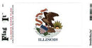 ILLINOIS FLAG - IT - Flagladyusa