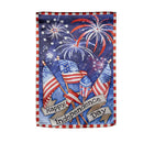 Independence Day Fireworks Flag - Flagladyusa