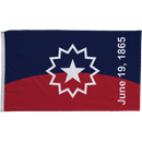 Juneteenth 1865 3x5 FT Nyl Glo Flag - Flagladyusa