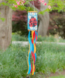 Ladybug with Daisies Windsock - Flagladyusa