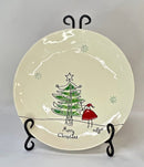 Large Merry Christmas Plate - Flagladyusa