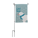 Let it Snow Dog Garden Flag - Flagladyusa