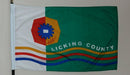 Licking County Ohio Flag - 3x5 Feet - Flagladyusa