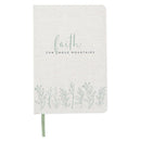 Linen Journal - Faith Can Move Mountains - Flagladyusa