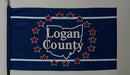 Logan County Ohio Flag - 3x5 Feet - Flagladyusa