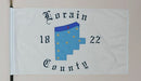 Lorain County Ohio Flag - 3x5 Feet - Flagladyusa