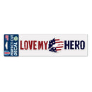 Love My Hero Perfect Cut Decal - Flagladyusa