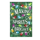 Making Spirits Bright Banner - Flagladyusa