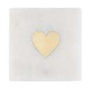 Marble Coasters - Heart - Set of 4 - Flagladyusa