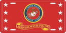 Marines License Plate - Flagladyusa