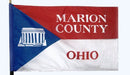 Marion County Ohio Flag - 3x5 Feet - Flagladyusa