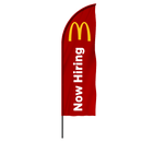 McDonald's "Now Hiring" Feather - Flagladyusa
