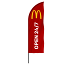 McDonald's "Open 24/7" Feather - Flagladyusa