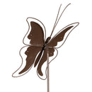 Metal Garden Stake, Decoupage Butterfly 41"H - Flagladyusa
