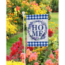 Metal Twist Garden Flag Stand, Brushed Ivory Finish - Flagladyusa