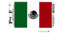 Mexico Flag It Static Sticker - Flagladyusa