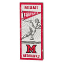 Miami University (Ohio) Football Wood Sign - Flagladyusa