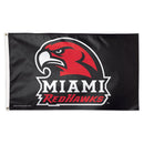 Miami University RedHawks Flag - Deluxe 3' X 5' - Flagladyusa