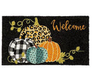 Mixed Print Pumpkins Coir Mat - Flagladyusa