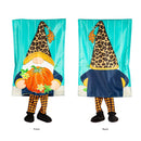 Motion - Activated Fall Gnome with Pumpkin Garden Kickin Flag - Flagladyusa