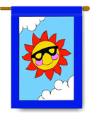 Mr. Sunshine Banner Flag 28 x 40 inch - Flagladyusa