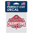 National Champions OSU Buckeyes Perfect Cut Decal - Flagladyusa