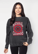 National Championship OSU - Campus Crew Sweatshirt (Charcoal Grey) - Flagladyusa