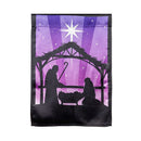 Nativity Basic Applique House Flag - Flagladyusa