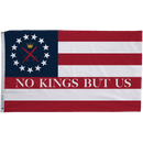 No Kings But Us Flag - Flagladyusa
