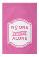 No One Fights Alone Garden Flag - Flagladyusa