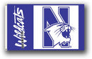 Northwestern Wildcats 3x5' Premium Flag - Flagladyusa