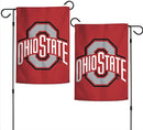 Ohio State Athletic Logo Garden Flag - Flagladyusa