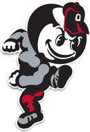 Ohio State Buckeye Brutus Vinyl Decal (8x8") - Flagladyusa