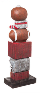 Ohio State Buckeye Tiki Totem - Flagladyusa