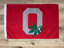 Ohio State Buckeyes Block O Leaf & Nut Flags - Flagladyusa