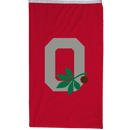 Ohio State Buckeyes Block O Leaf & Nut Vertical Flags - Flagladyusa